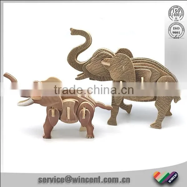 Various Sizes 3d Puzzle Wooden Toy photo-2