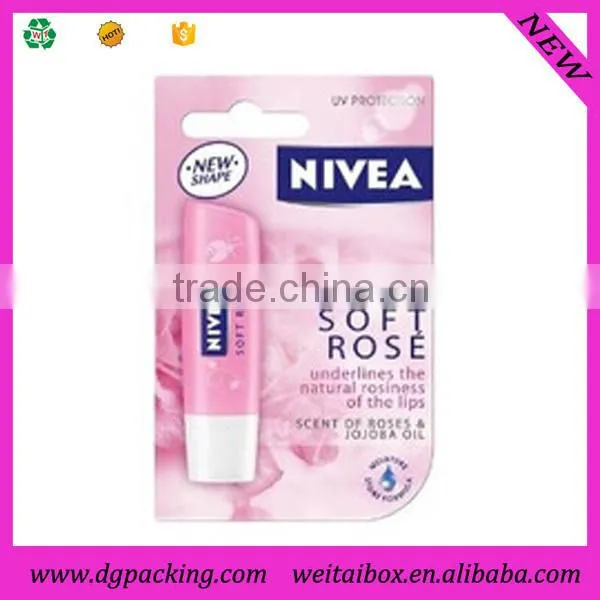 PVC Blister Packaging for Lipstick, Custom Lipstick Blister Packaging