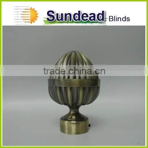 Curtain Rod Set Stainless Steel Copper Satin Nickel Iron Curtain Rod Curtain Accessory Wholesale Curtain photo-4