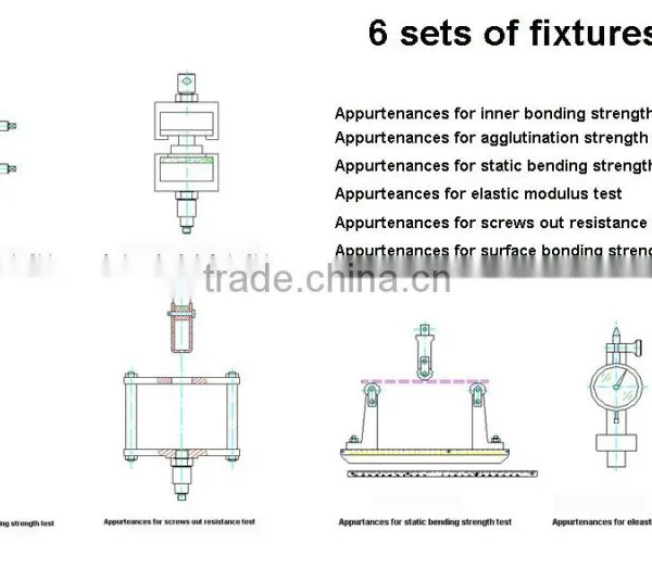 Economic 10kN Wood-based Panel Universal Testing Machine Electronic Type photo-4