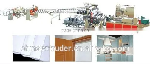 Product Description Ecological WPC profile product application:/ WPC PVC indoor ceiling series profile production machine