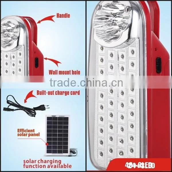 Professional Manufactory Emergency Light With Solar Charging photo-2