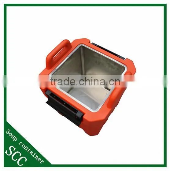 45L Food Grade Soup Container With Stainless Steel Insert, Soup Plastic Container photo-2