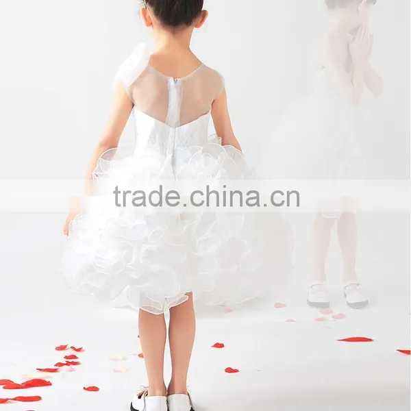 2015 Hot Sale Children Real Sample Flower Girl Dress photo-2
