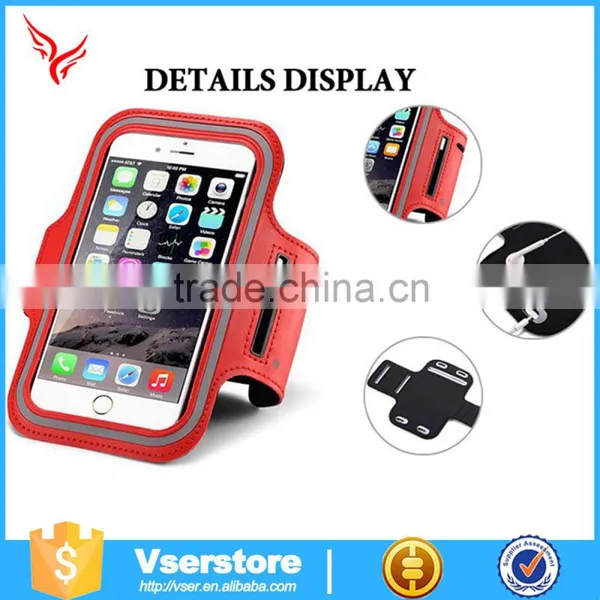 Custom Gym Sports Armband for Iphone 6 With Key and Earphone Pocket photo-2