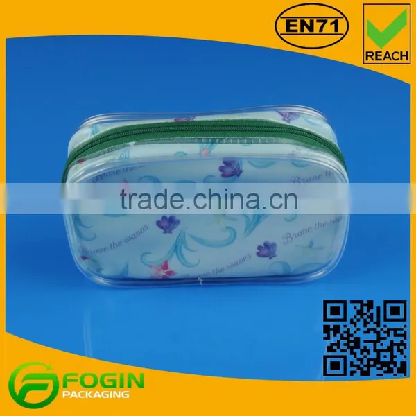 Pvc Custom Printed Cosmetic Bag With Zipper photo-4