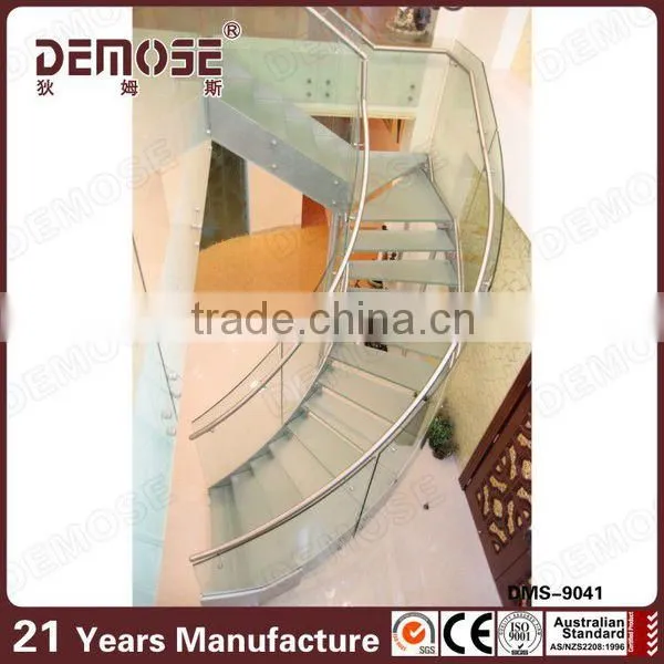 Staircase Designs for Marble / Stainless Steel Staircase Design