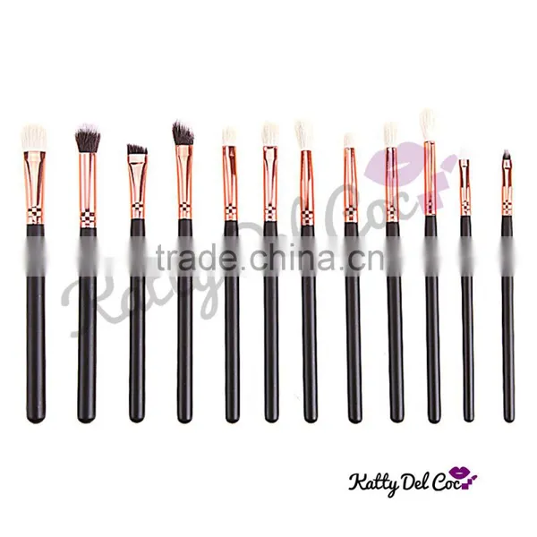 High Quality Professional Cosmetics Makeup Brush Set,rose Gold Handle With PU Bag Supplier's Choice photo-6
