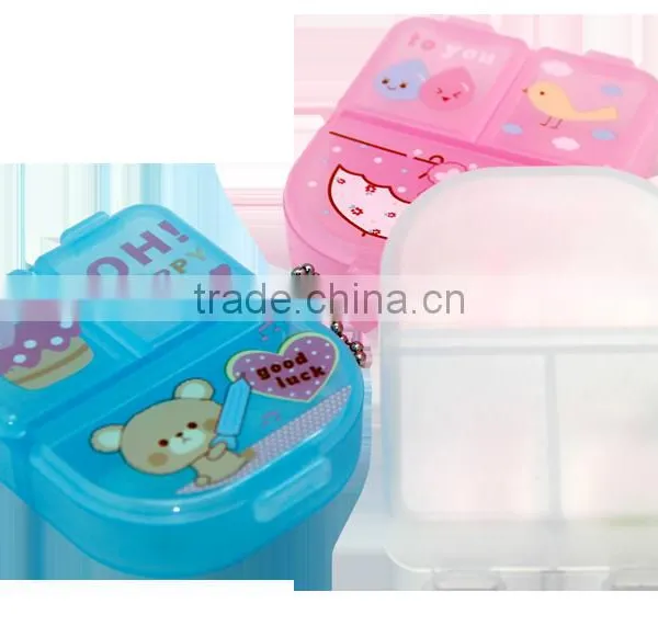 Customize Keychain Pill Storage Case With 3 Compartments for Promotional photo-5
