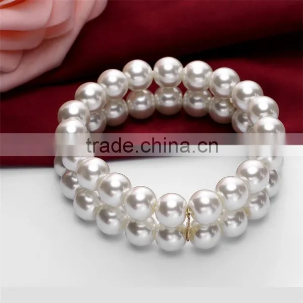 2016 New Design Bracelets Wholesale Latest Fashion Cheap Pearl Bracelet photo-3