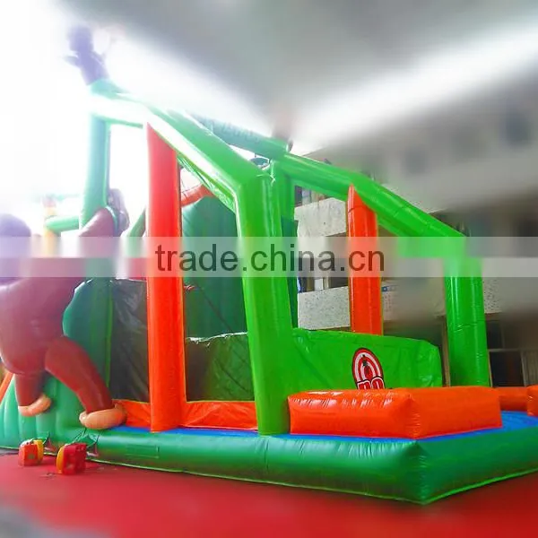 2016 Giant Jungle Drop Inflatable Sports Game Obstacle Course for Sale photo-3