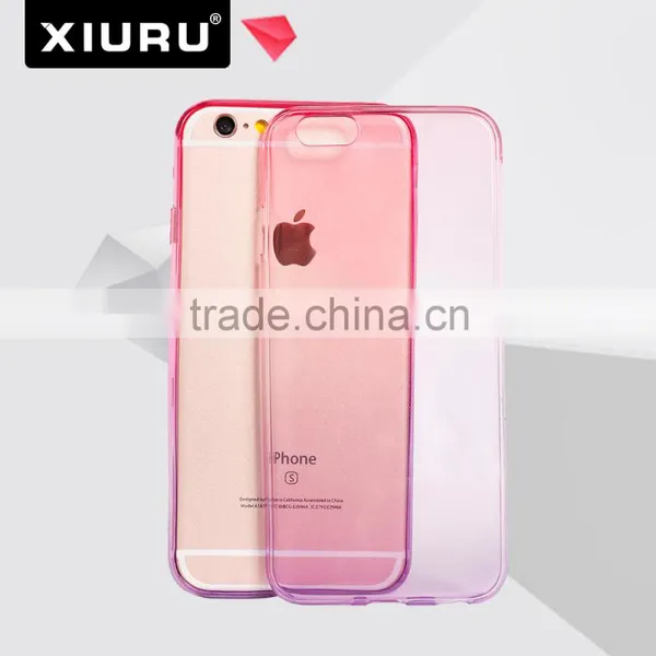 Ultrathin Colorful TPU Mobile Phone Case Screen Protector For Iphone 6 6P Screen Protector XR-PC-104 photo-4