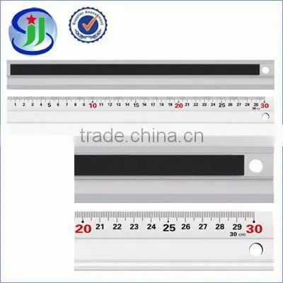 12 Inch Straight With Red Scale Ruler With a Hole