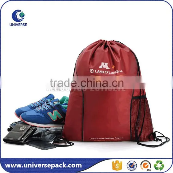 Custom Promotional Backpack Bags With Drawstring for Shoes photo-3