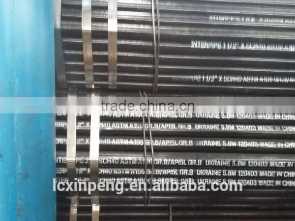ASTM A106GR.B SEAMLESS STEEL TUBE MADE IN CHINA photo-2