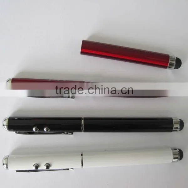 Metal Flashlight Stylus Pen for Promotion