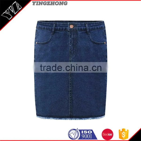 Wholesale Unique Ladies Jeans Skirt, Latest Women Jeans Skirt