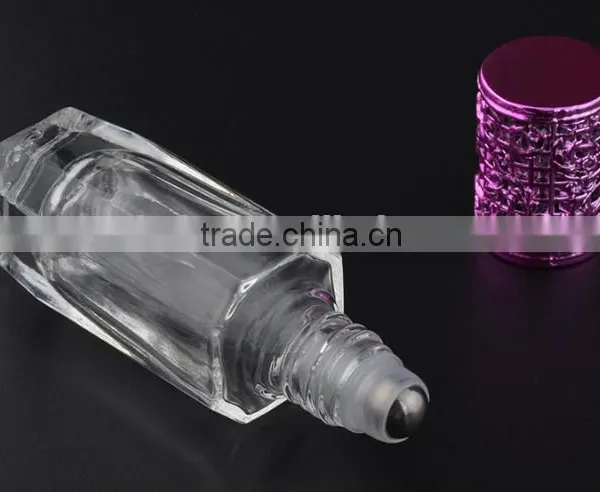 10 ml Hexagonal Colorful Transparent Glass Bead Bottle uv Ball Perfumel Bottle photo-6