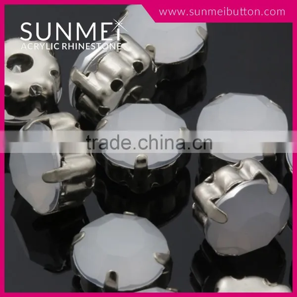 High Quality Square Shape Plastic Rhinestone Trimming for Dress photo-6