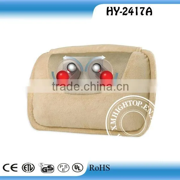 kneading massage pillow with heating function