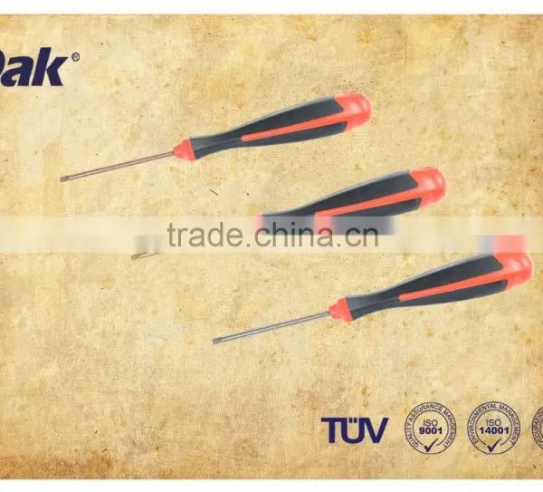 Precision Screwdriver Bit Set for Computer Slotted Head Short Blade