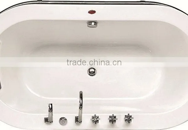 Oval Shaped Acrylic Comfortable Style Bath Tub photo-2
