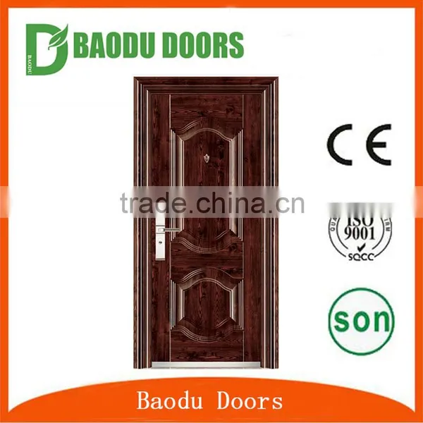 Baodu Brand Unique Home Designs Security Doors Made in China High Quality Steel Security Door photo-3