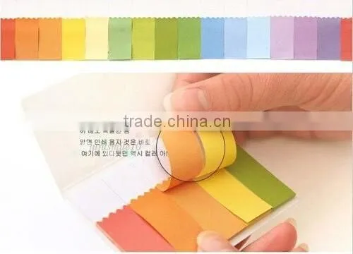Printing Rainbow Mini Sticker Notepad Bookmark Marker Flags Index Tab Sticky Notes photo-6