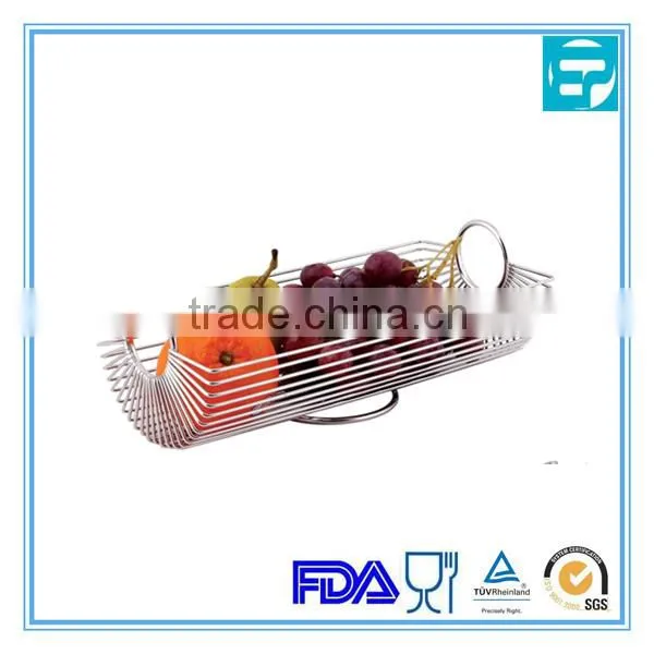 Stainless Steel Fruit Basket With Foot photo-2