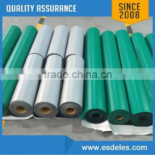 ESD Antistatic Cleanroom Green Rubber Table Mat photo-2