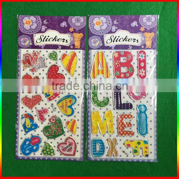 Embossed PVC Stickers Asphalt Stickers/letter Stickers photo-4