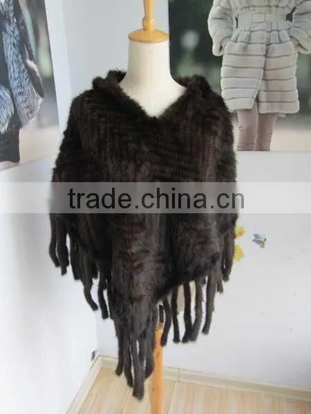 Wholesale Women's Mink Fur Cape MKS1 photo-4