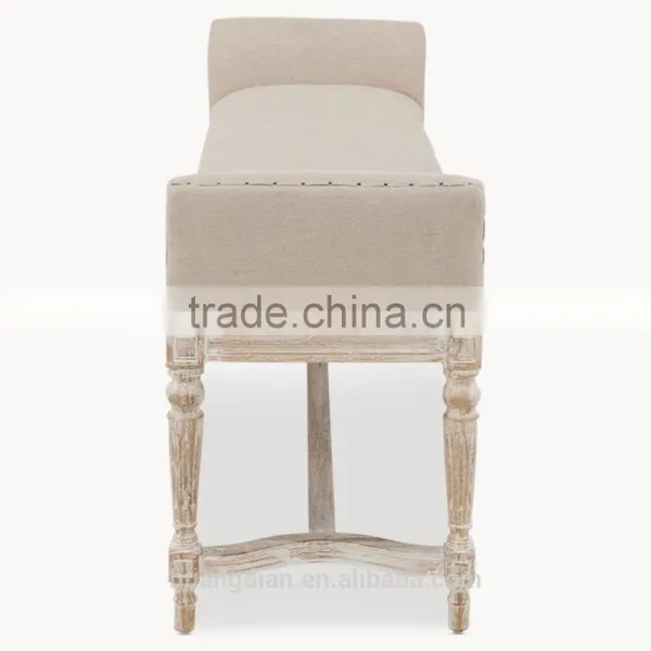 Marlborough Upholstered Bench Ottoman Modern Furniture photo-3