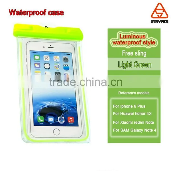 Luminous Transparant Water Proof Bag Phones Portable Outdoor 100% Sealed Waterproof Case photo-4