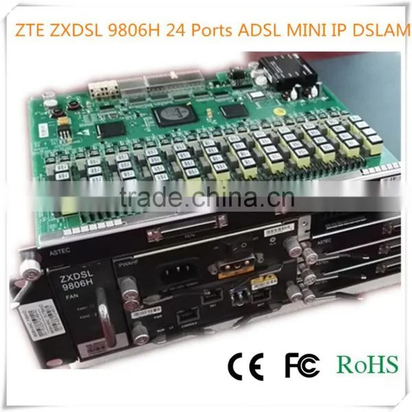 ZTE ZXDSL 9806H 24 Ports ADSL/ADSL2+ VDSL SHDSL MINI IP DSLAM photo-2