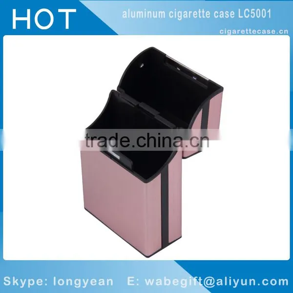 Light Aluminum Cigar Cigarette Case Tobacco Holder Pocket Box Storage Container photo-3