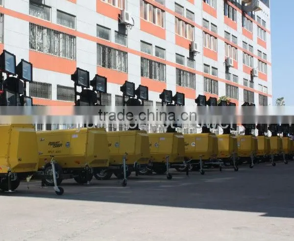 High Mast Portable Mobile Light Tower With 8kw Diesel Generator photo-6