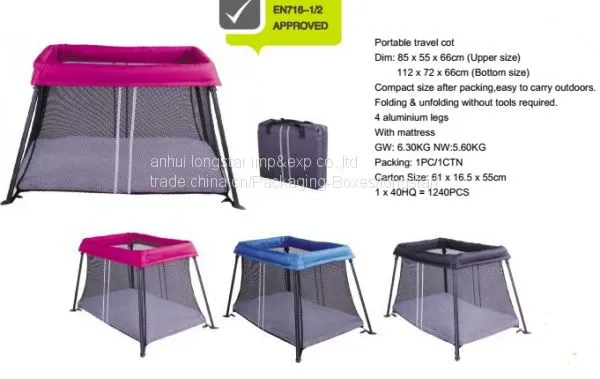 portable travel cot