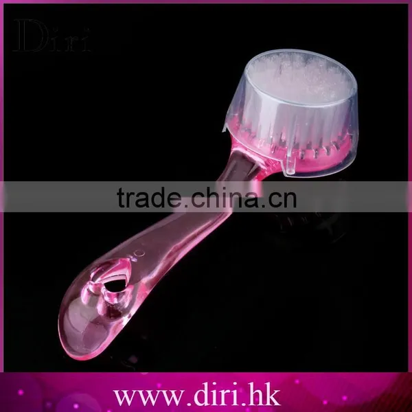 Hot Plastic Anti-slip Grip Round Bristle Face Cleaning Brush Washing Brush photo-5