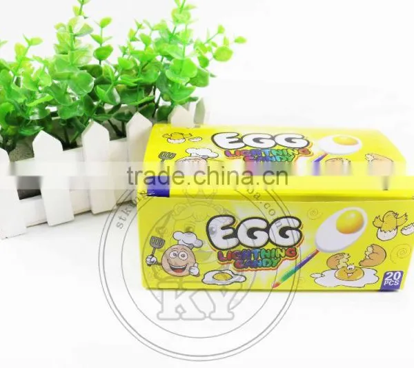 Funny Egg Shape Fluorescence Stick Lollipop Candy photo-2