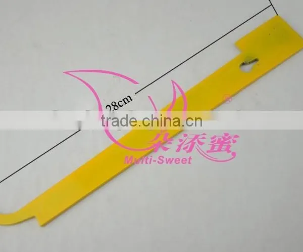 Promotion Yellow Honey Bee Galvanized J Hook Hive Tool 11" Honey Bee Hive Tools photo-2
