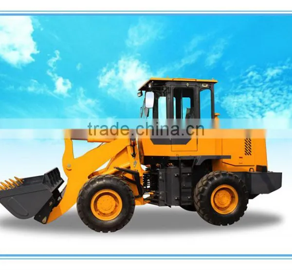 Construction Machinery 2500kg Wheel Loader With Front End Equipment
