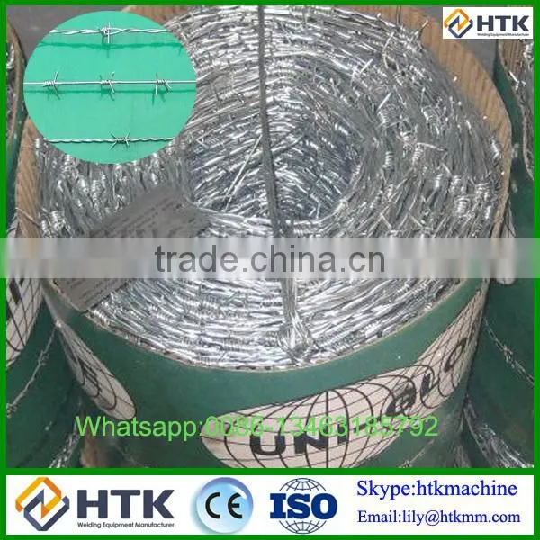 Hebei Hot Dip Galvanized Steel Barbed Wire 500m High Tensile photo-6