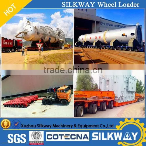 CIMC Multi Axles Platform Lowbed Modular Trailer With Hydraulic System