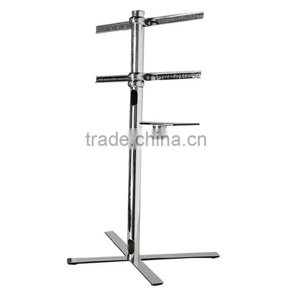 LCD LED TV Stand With Universal Mounting System Stainless Steel TV Stand photo-3