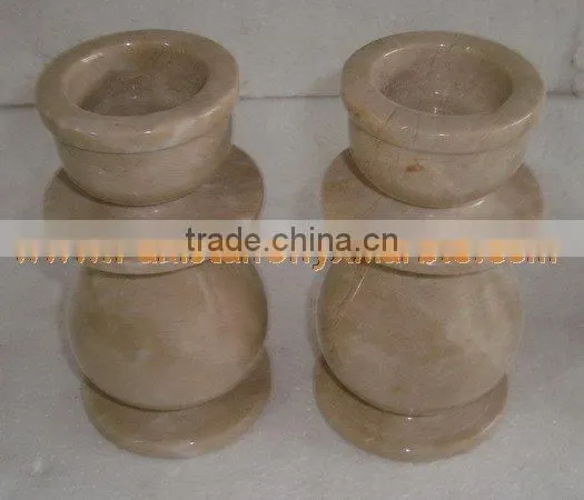 UNIQUE MARBLE CANDLE HOLDERS STANDS photo-6