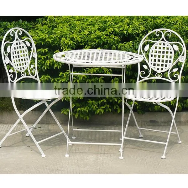 Vintage Folding Garden Table And Chair photo-4