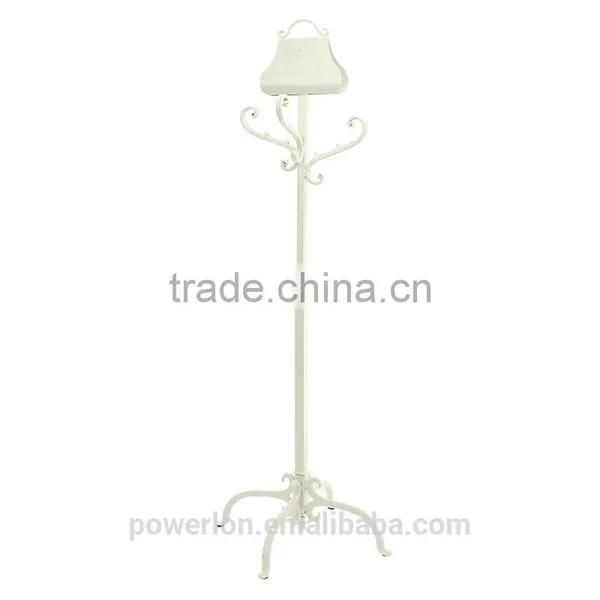 POWERLON Durable metal coat rack fancy living room furniture with E-coating and Powder coating