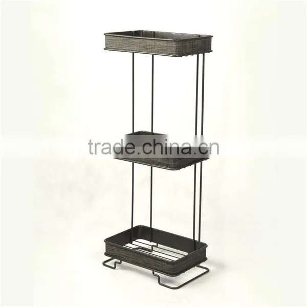 Standing 3-tire Bathroom Shampoo Rack photo-4