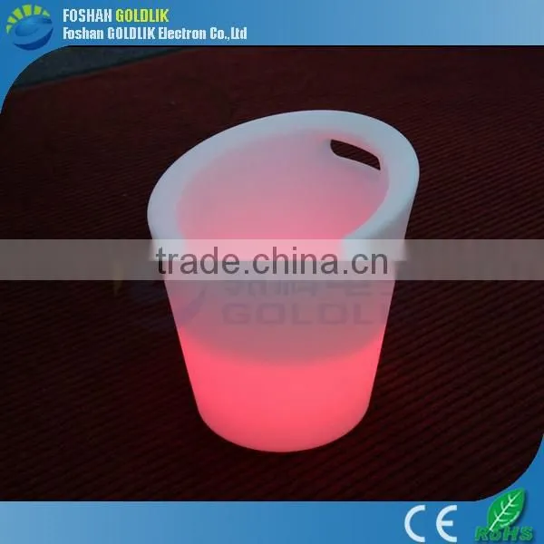 Fashion Design Nightclub Party Essential Plastic LED Ice Bucket Wholesale photo-3